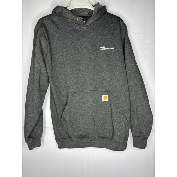 Carhartt Other - Carhartt Mens K121 Loose Fit Hoodie Charcoal Gray Opal Construction Small